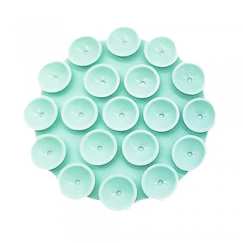 Techsuit Phone Holder (SC-CUP) přísavka silikon kulatá cyan