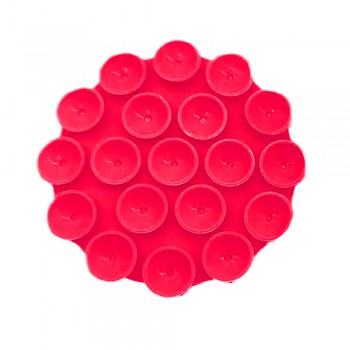 Techsuit SR-CUP držák telefonu přísavka silikonová červená