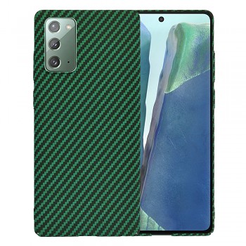 Techsuit Carbonite FiberShell obal Samsung Note20 Green