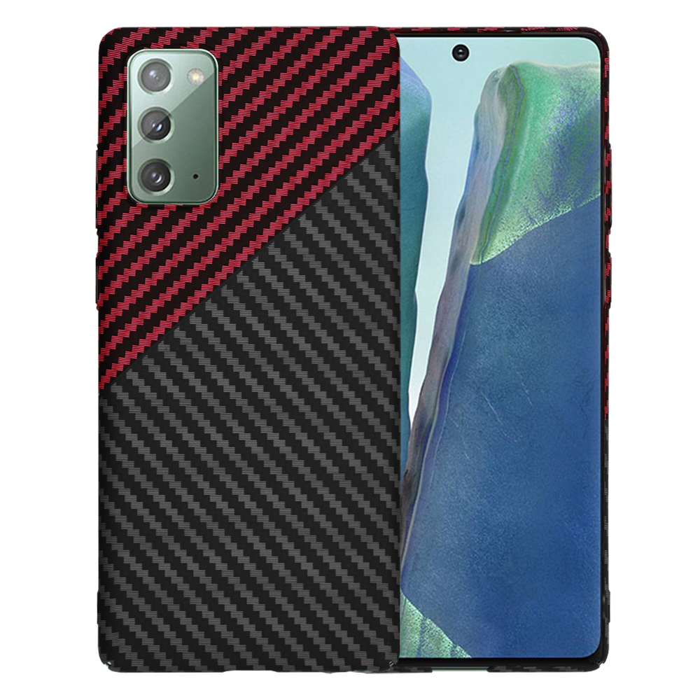 Techsuit FiberShell pouzdro Samsung Note20 4G5G Red Vortex