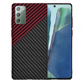 Techsuit FiberShell pouzdro Samsung Note20 4G5G Red Vortex