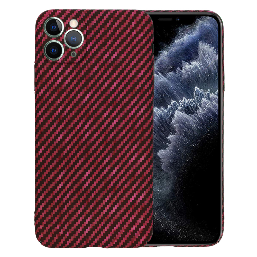 Levně Techsuit Carbonite FiberShell iPhone 11 Pro Max červený