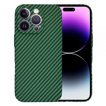 Techsuit Carbonite FiberShell iPhone 14 Pro Max zelený
