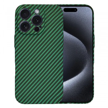 Techsuit Carbonite FiberShell iPhone 15 Pro zelená