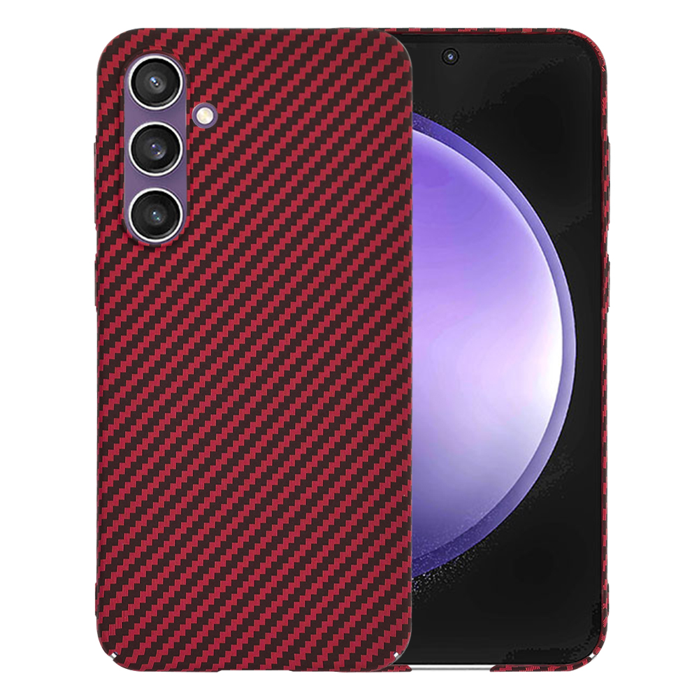 Levně Techsuit Carbonite FiberShell Samsung Galaxy S23 FE Red
