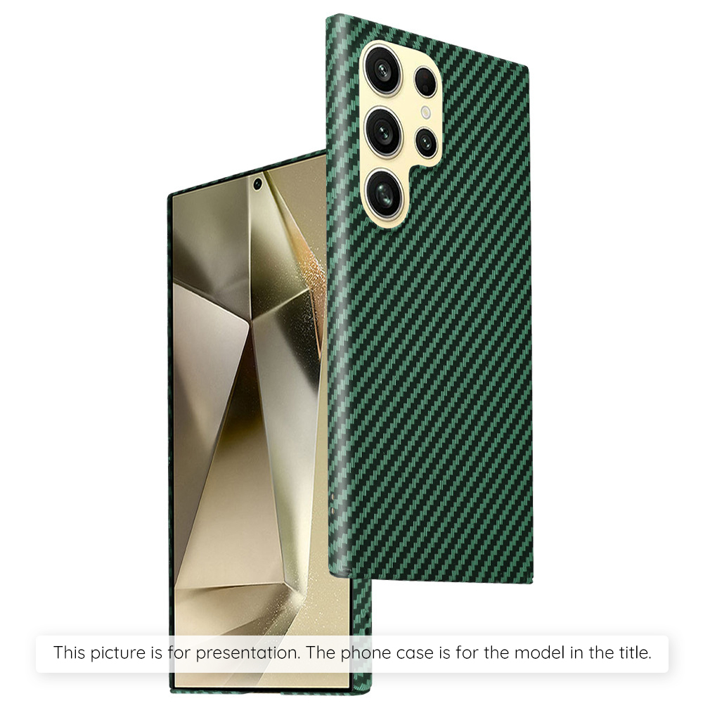 Levně Techsuit Carbonite FiberShell kryt Samsung S24 Plus zelený