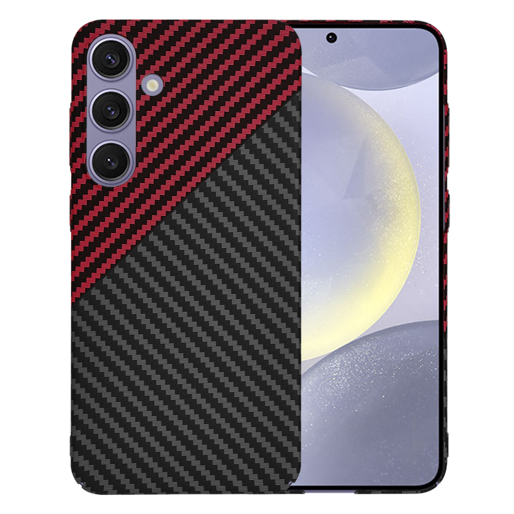 Levně Techsuit FiberShell kryt Samsung Galaxy S24 Plus Red Vortex