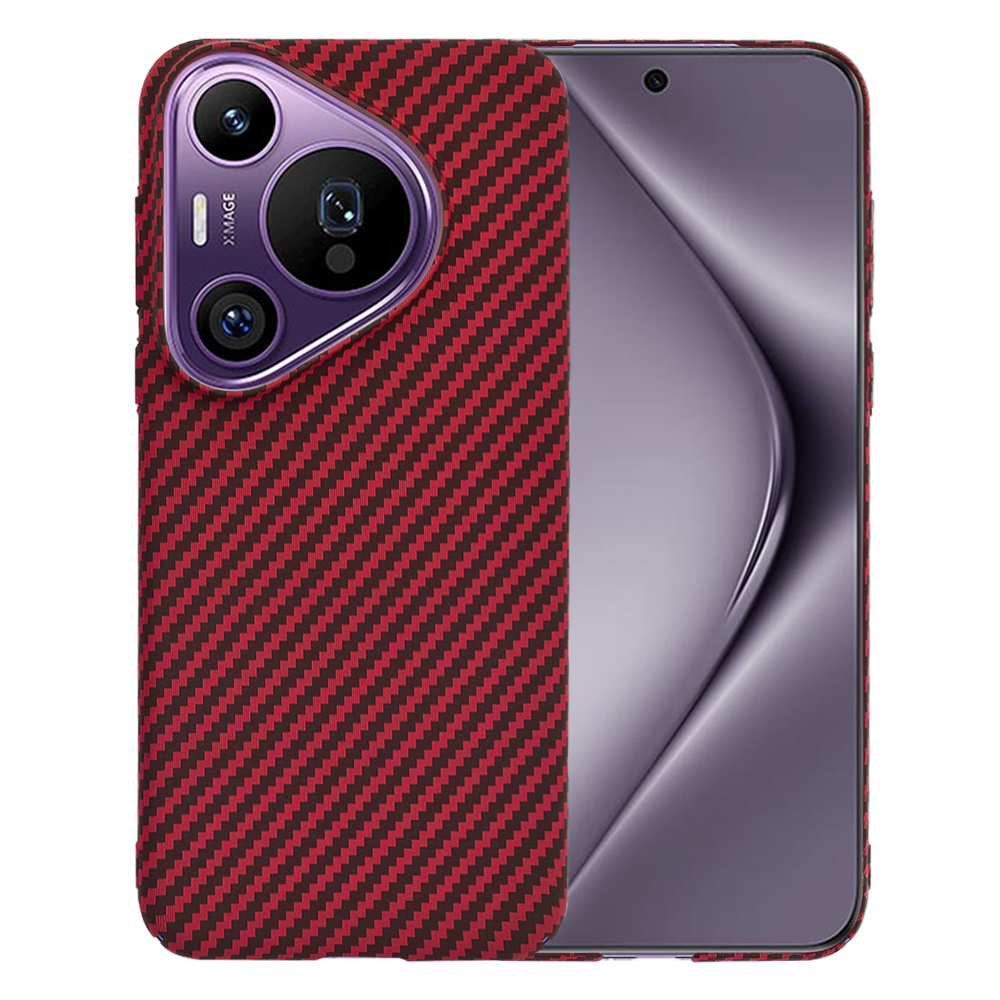 Levně Obal Techsuit Carbonite FiberShell Huawei Pura 70 Pro Red