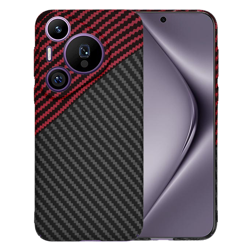 Techsuit Carbonite FiberShell Huawei Pura 70 Pro Red Vortex