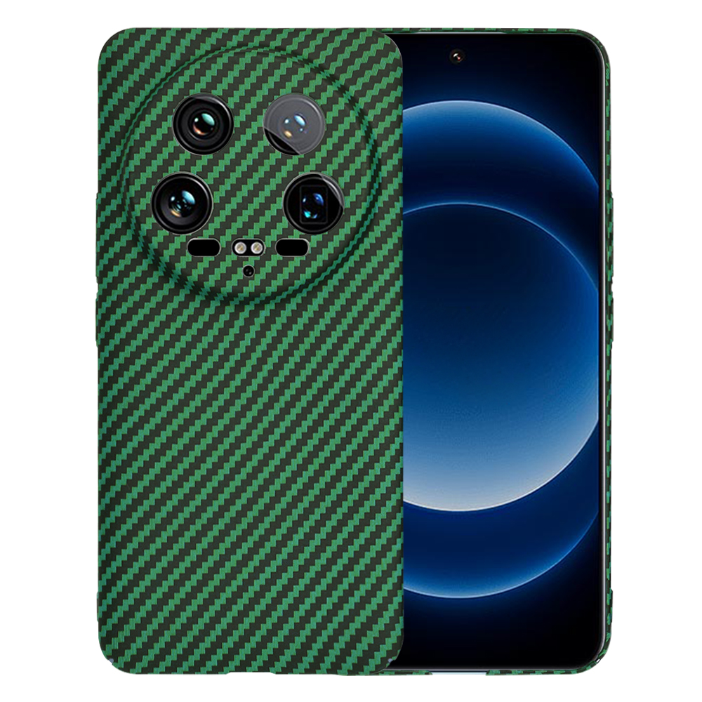 Levně Techsuit Carbonite FiberShell kryt Xiaomi 14 Ultra Green