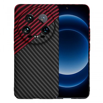 Techsuit Carbonite pouzdro Xiaomi 14 Ultra Red Vortex
