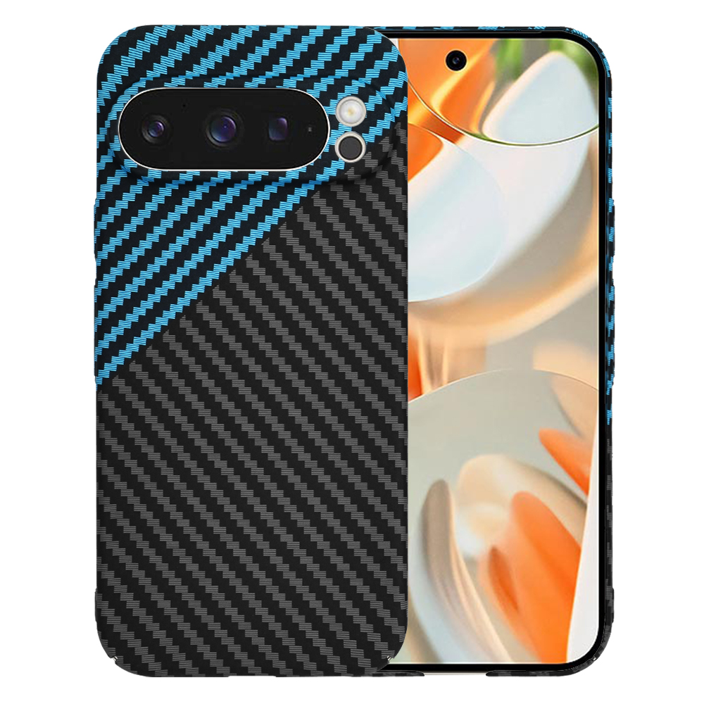 Techsuit Carbonite FiberShell Google Pixel 9 Pro Blue Pulse