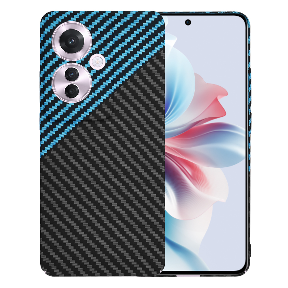 Levně Techsuit Carbonite FiberShell Oppo Reno11 F Blue Pulse
