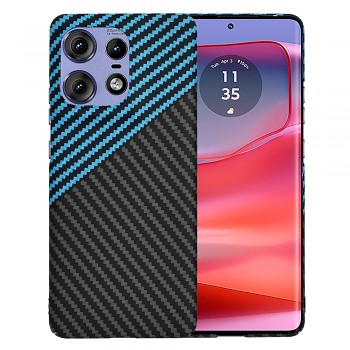 Techsuit Carbonite FiberShell Motorola Edge 50 Pro Blue Pulse