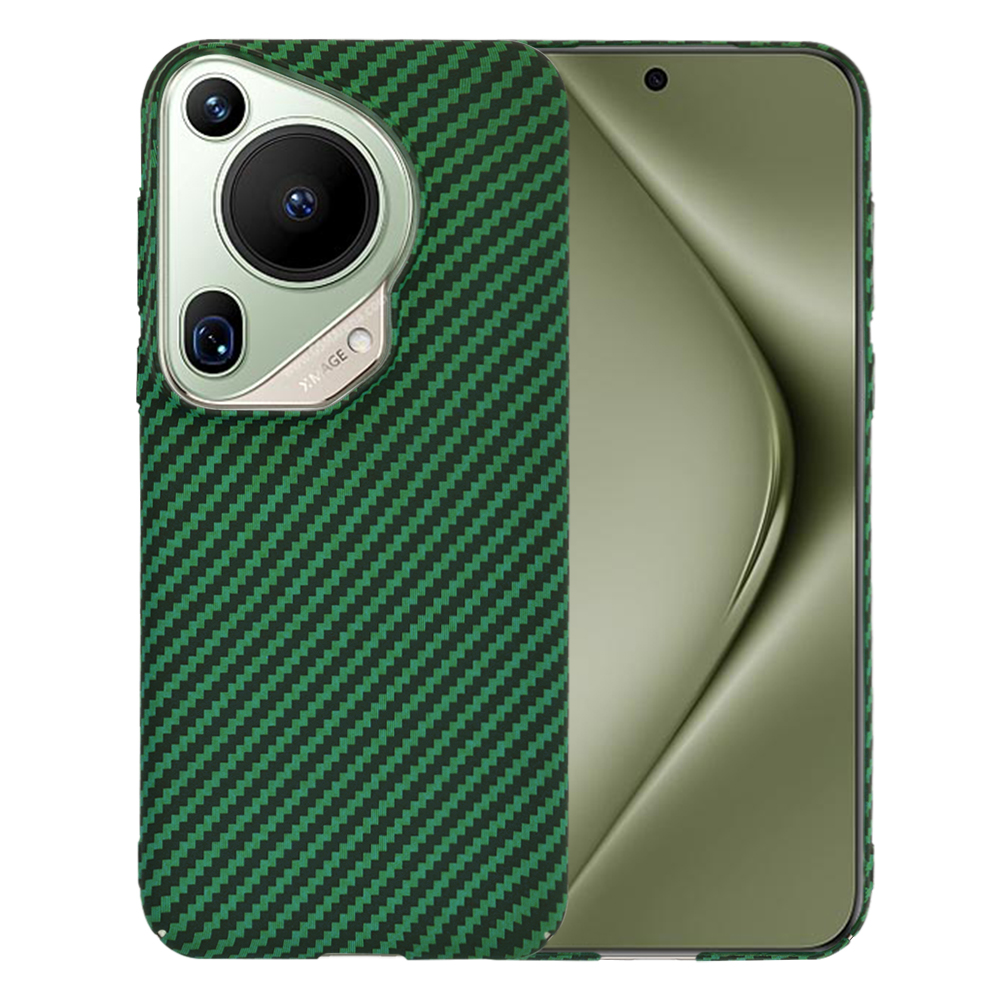 Levně Techsuit Carbonite FiberShell Huawei Pura 70 Ultra Green
