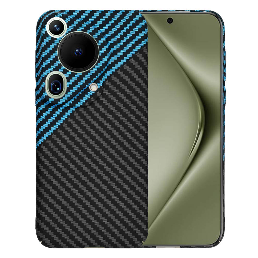 Levně Techsuit Carbonite FiberShell Huawei Pura70 Ultra Blue Pulse