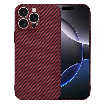 Techsuit Carbonite FiberShell iPhone 16 Pro Max Red