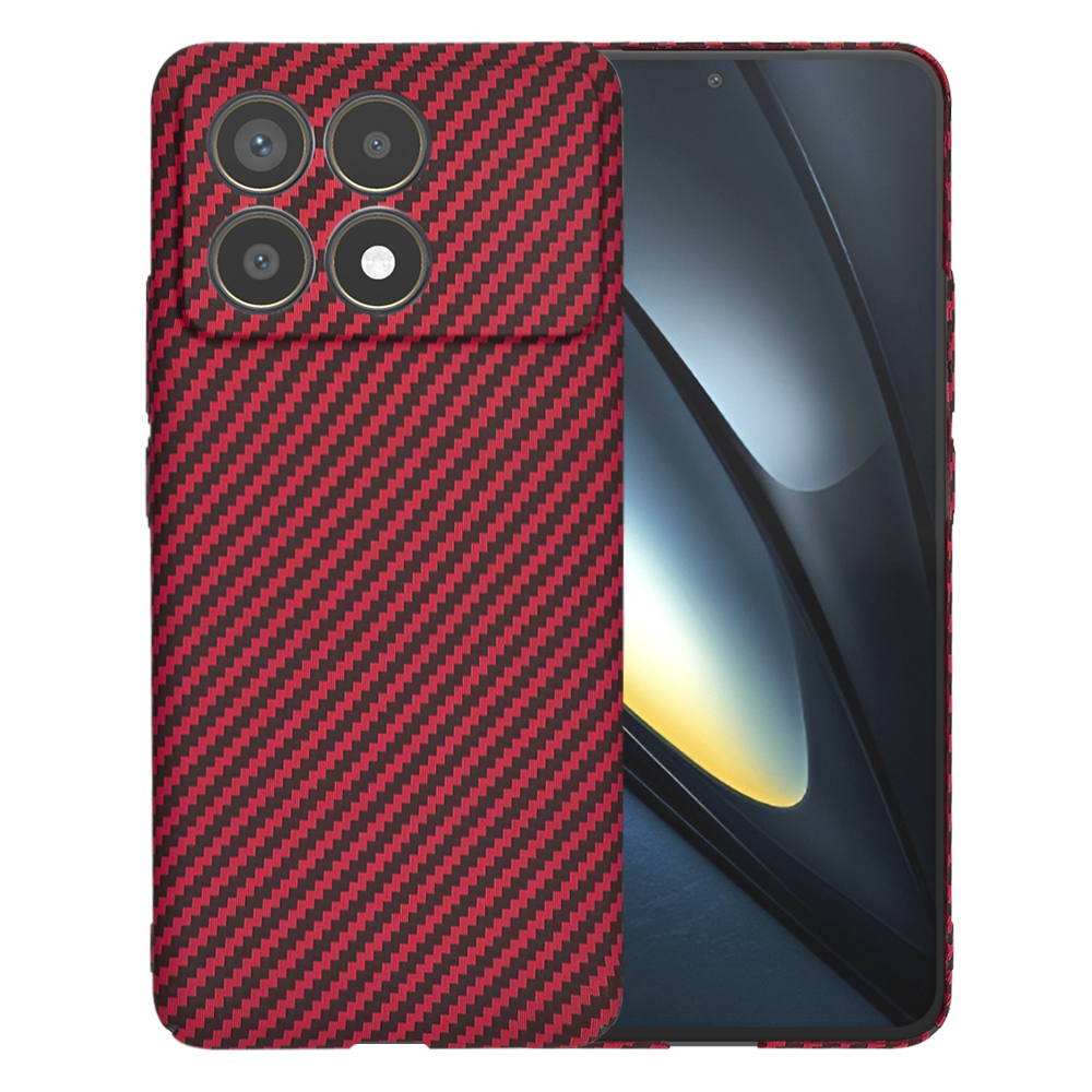 Levně Techsuit Carbonite kryt pro Xiaomi Poco F6 Pro červený
