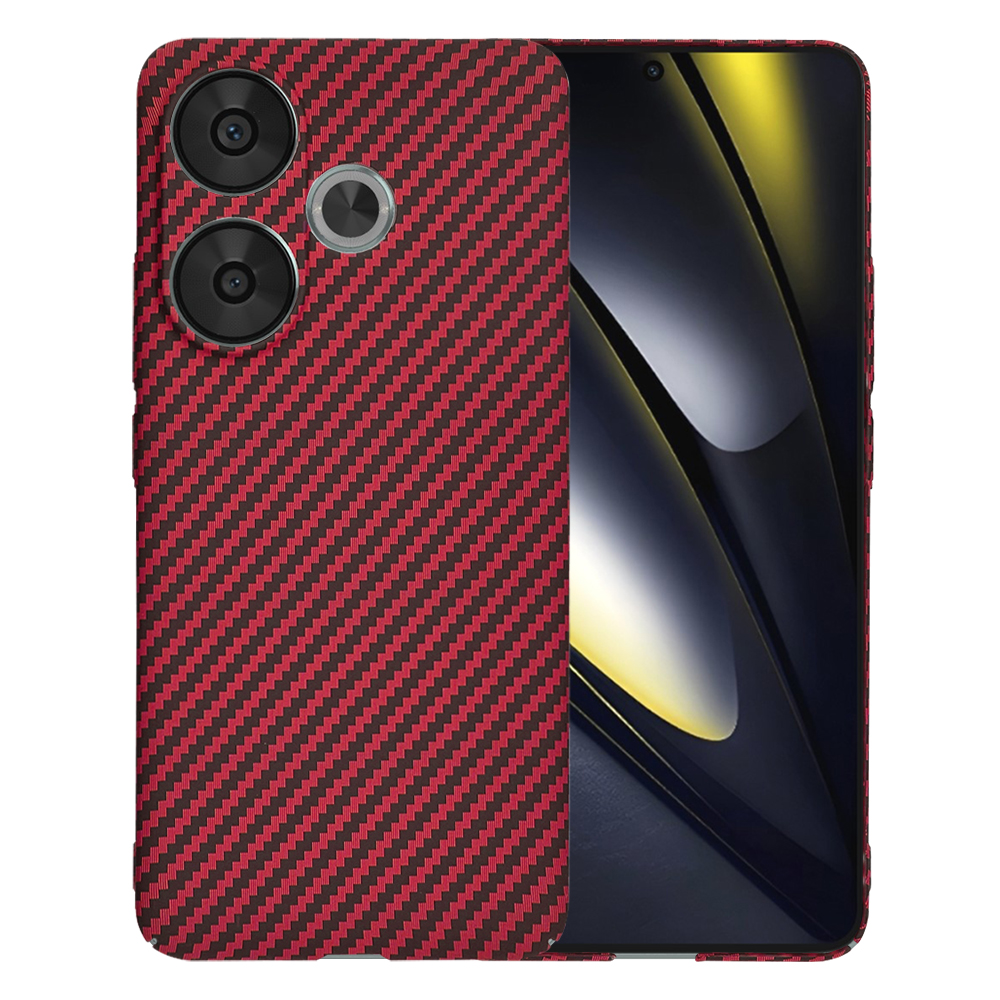 Levně Techsuit Carbonite FiberShell pouzdro Xiaomi Poco F6 Red
