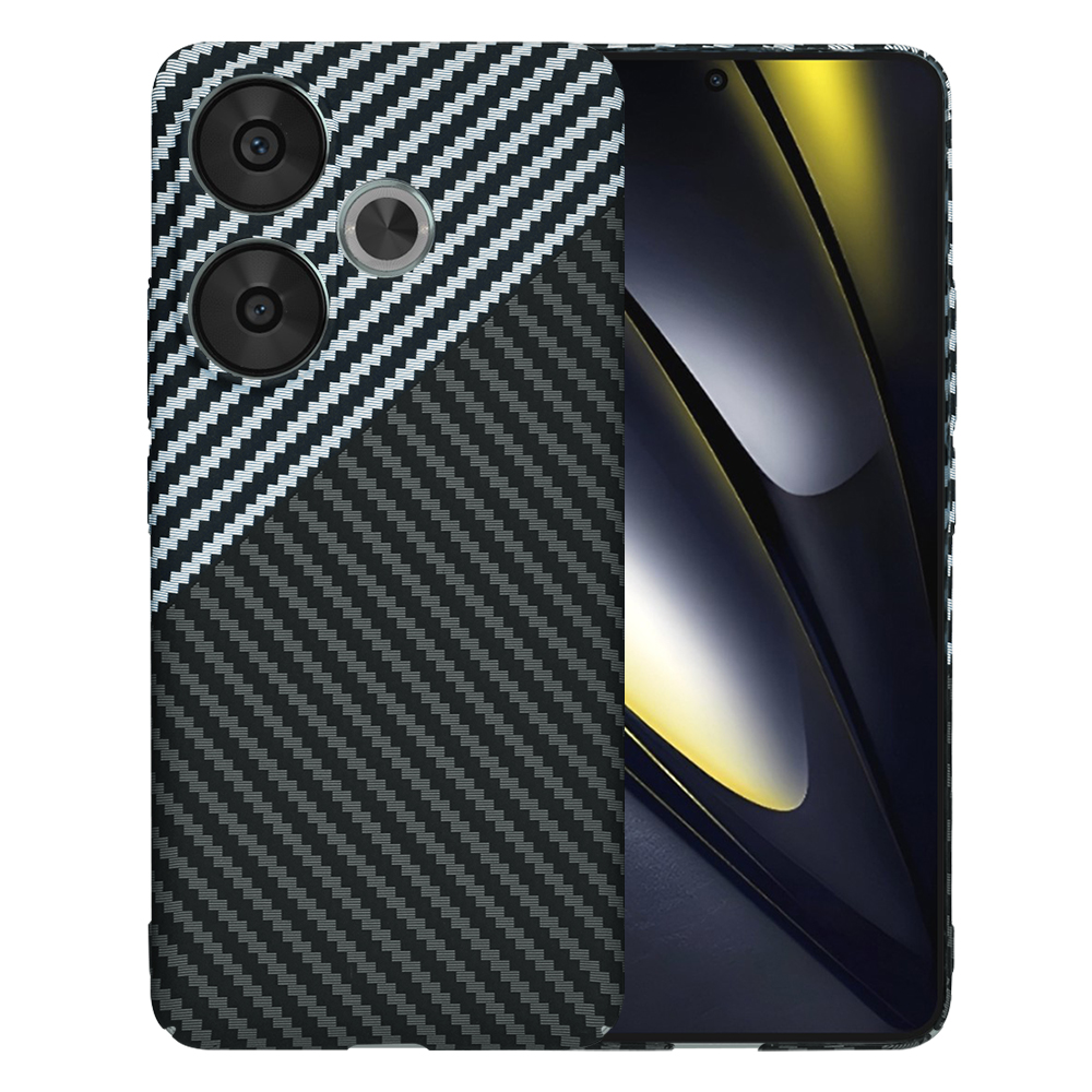 Levně Techsuit Carbonite kryt Xiaomi Poco F6 Stealth Gray