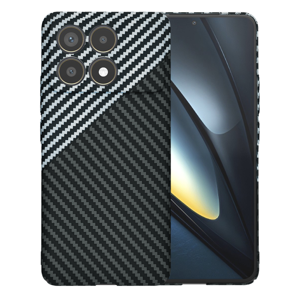 Levně Techsuit Carbonite FiberShell Xiaomi Poco F6 Pro StealthGray