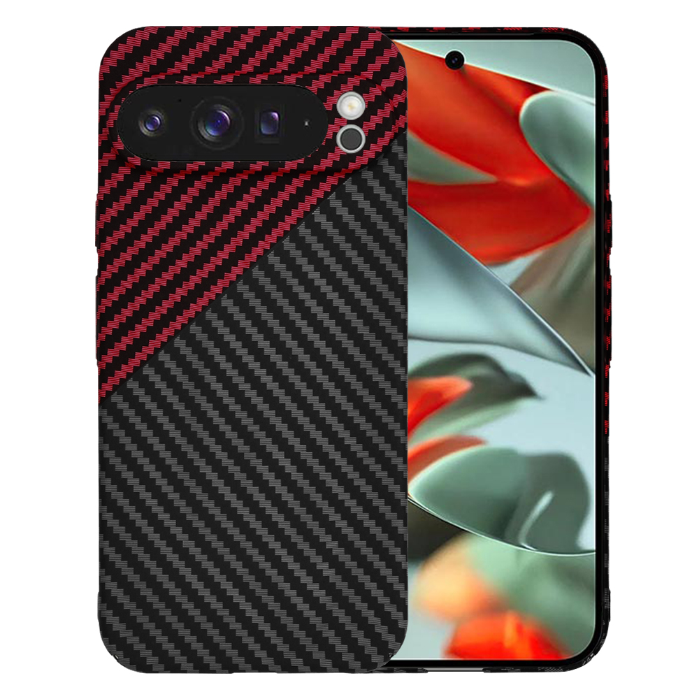 Techsuit Carbonite Google Pixel 9 Pro XL Red Vortex
