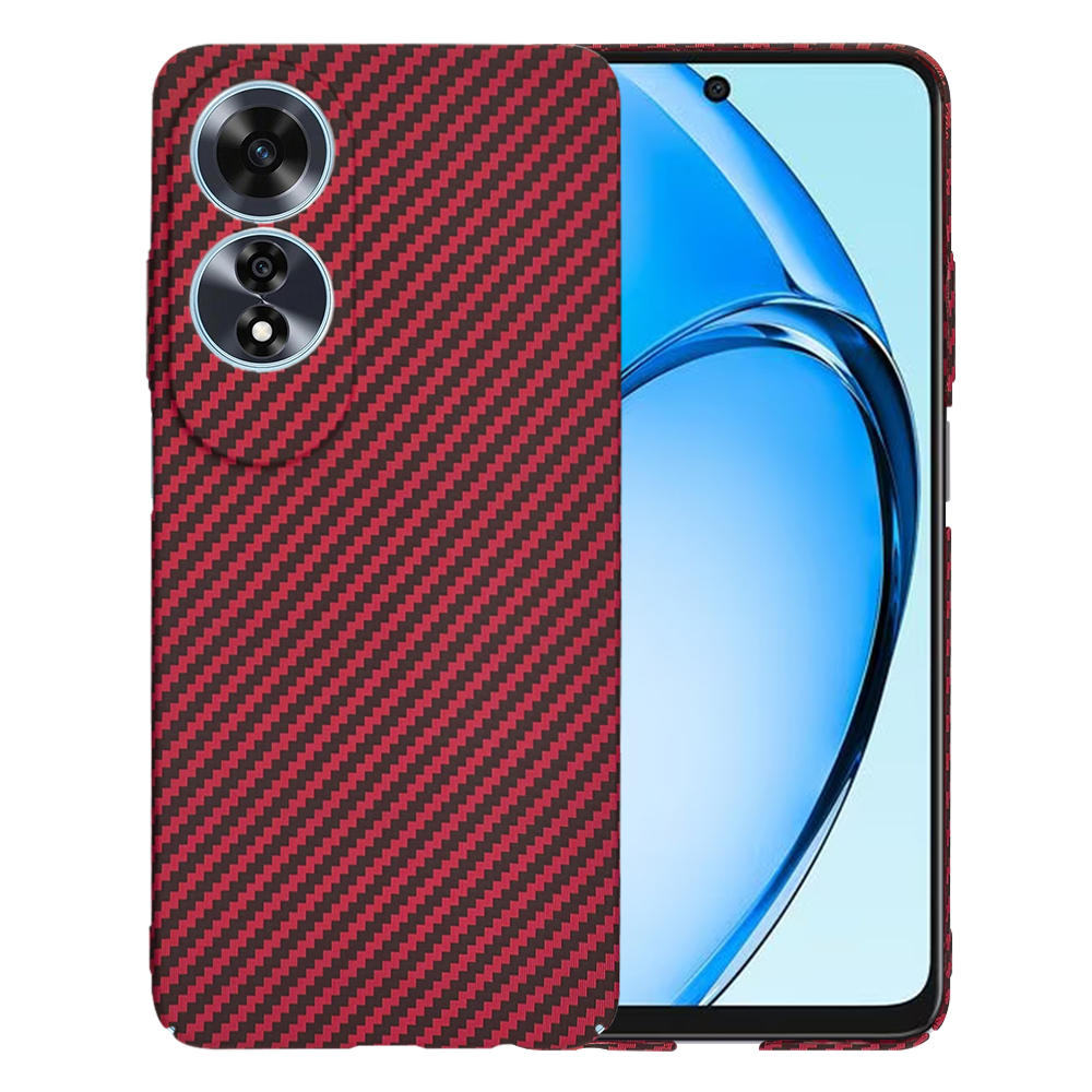 Levně Obal Techsuit Carbonite FiberShell pro Oppo A60 4G červený