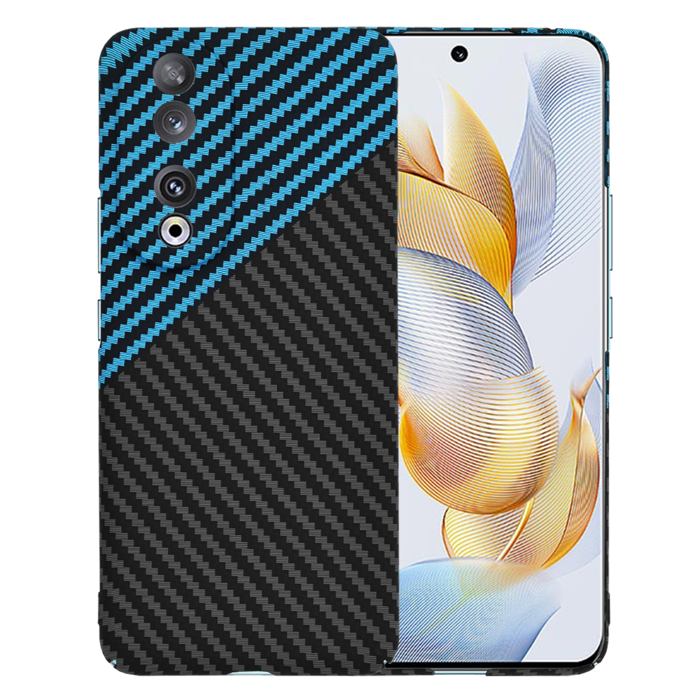 Levně Techsuit Carbonite FiberShell obal pro Honor 90 Blue Pulse