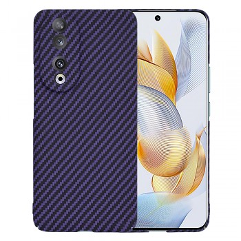 Techsuit Carbonite FiberShell pouzdro Honor 90 fialové