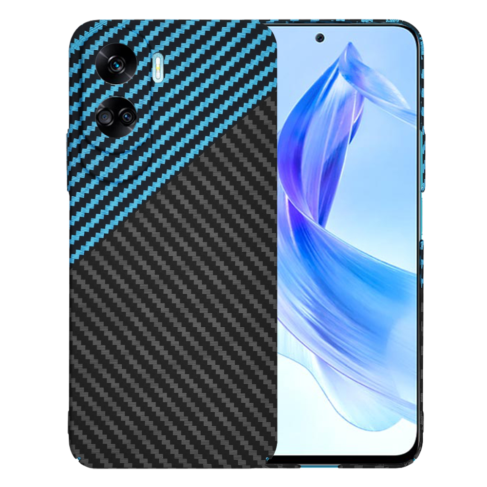 Levně Techsuit Carbonite FiberShell Honor 90 Lite Blue Pulse