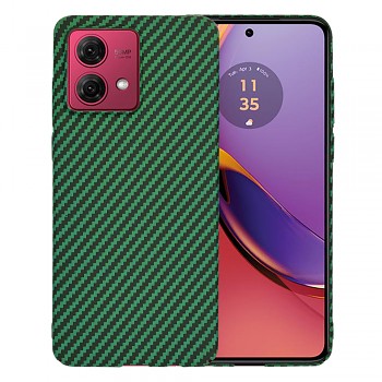 Techsuit Carbonite FiberShell kryt Motorola Moto G84 zelený