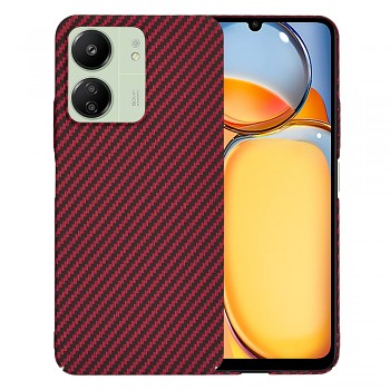 Techsuit FiberShell Redmi 13C 4G 5G Poco C65 červené