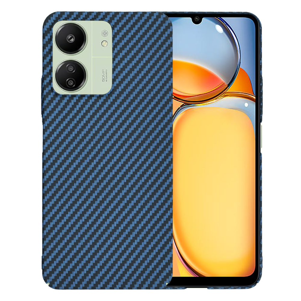 Levně Techsuit Carbonite FiberShell pro Xiaomi Redmi 13C Cyan