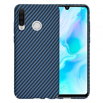 Techsuit Carbonite FiberShell Huawei P30 Lite Cyan