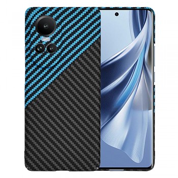 Techsuit CarboniteFiberShell Oppo Reno10 Pro BluePulse