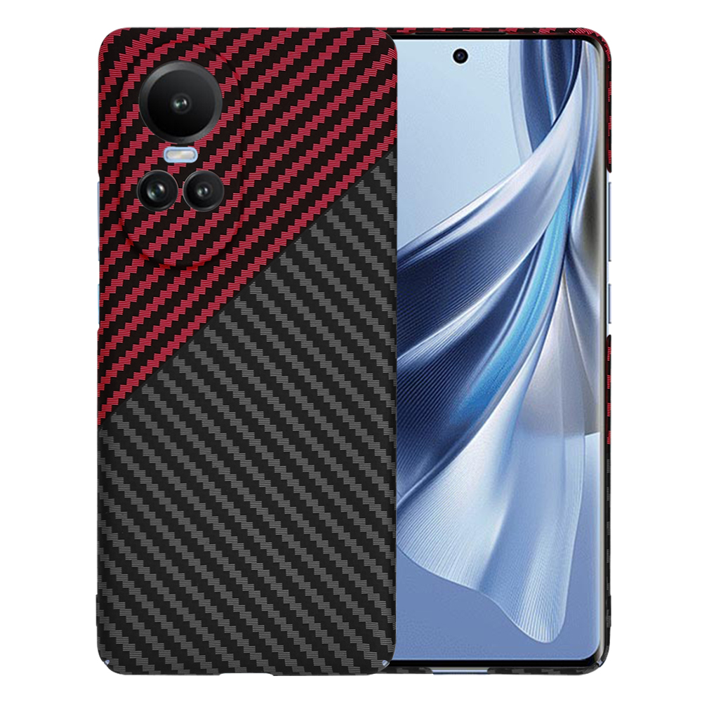 Techsuit Carbonite FiberShell pro Oppo Reno10 Pro Red Vortex