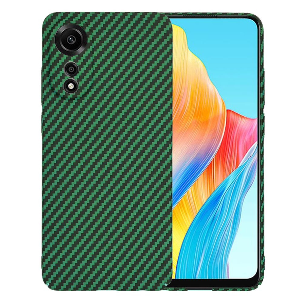 Levně Techsuit Carbonite FiberShell kryt Oppo A78 4G zelený