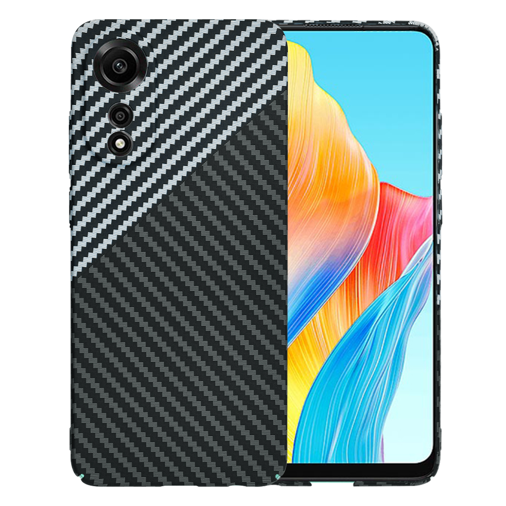 Levně Pouzdro Techsuit Carbonite Oppo A78 4G Stealth Gray