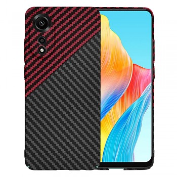 Obal Techsuit Carbonite FiberShell Oppo A78 4G Red Vortex