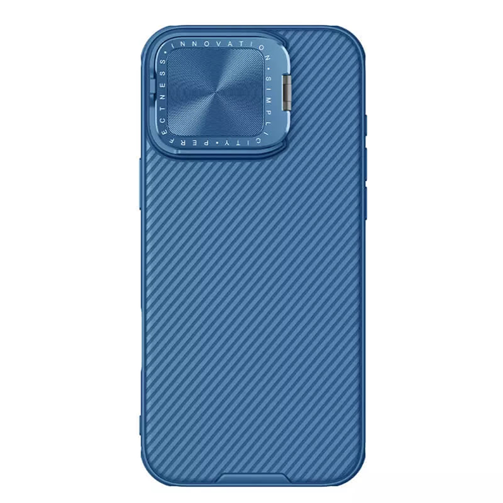 Levně Nillkin CamShield Prop Magnetic iPhone 16 Pro Max Blue