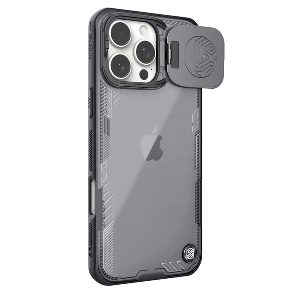 Levně Nillkin Iceblade Prop iPhone 16 Pro bez výřezu černý
