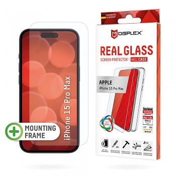 Displex Premium Pack Real Glass Case iPhone 16 Pro Clear