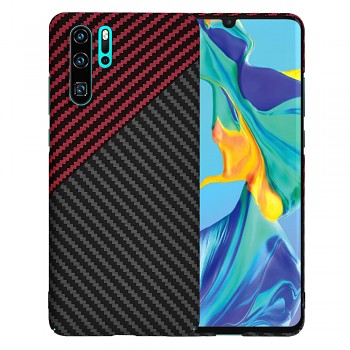 Techsuit Carbonite FiberShell Huawei P30 Pro Red Vortex