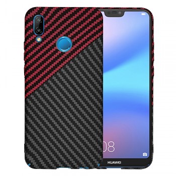 Techsuit FiberShell kryt Huawei P20 Lite Red Vortex