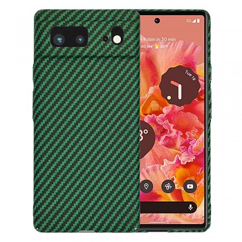 Techsuit Carbonite FiberShell Google Pixel 6 zelený
