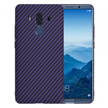 Techsuit Carbonite FiberShell Huawei Mate 10 Pro fialové