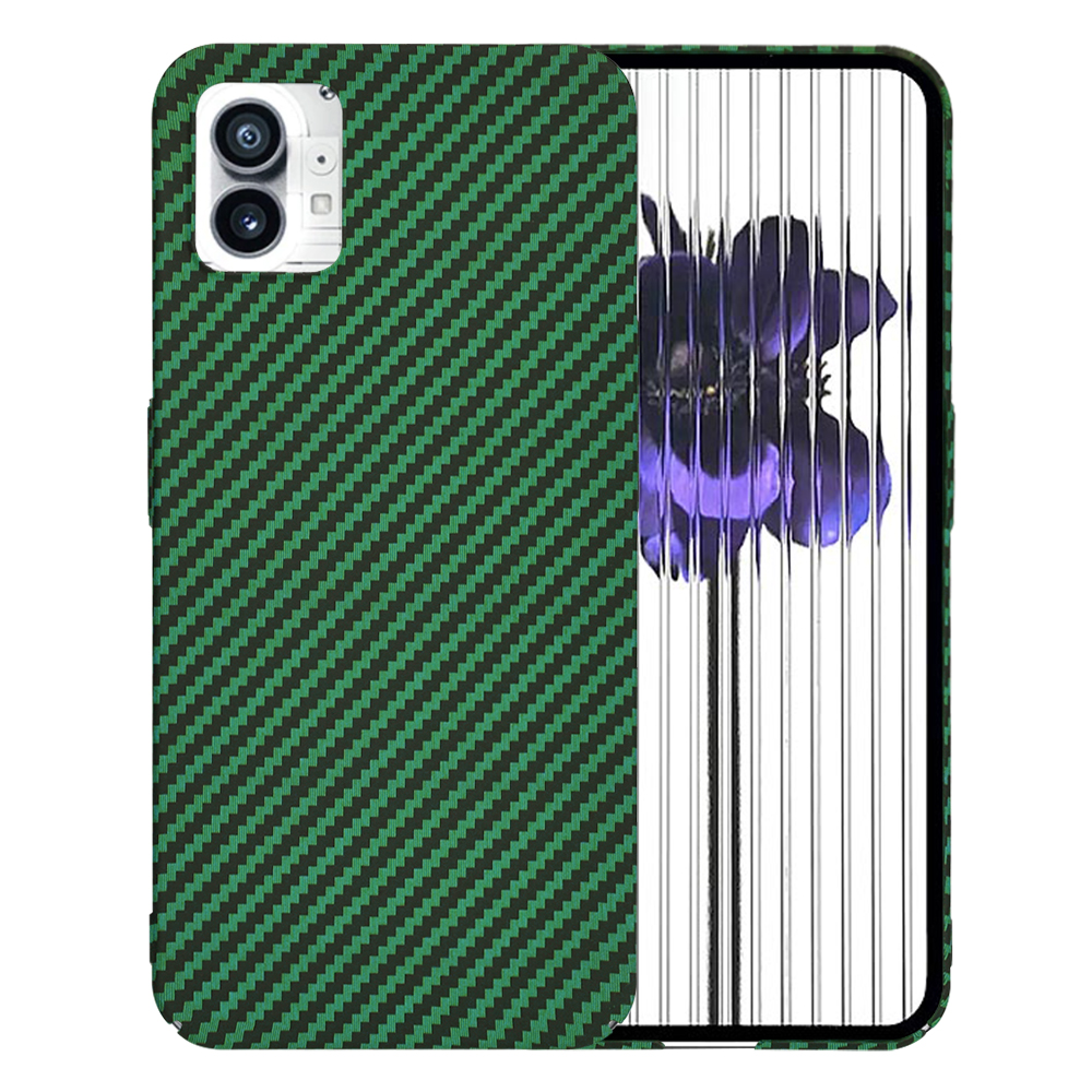 Levně Techsuit Carbonite FiberShell obal Nothing Phone (1) zelený