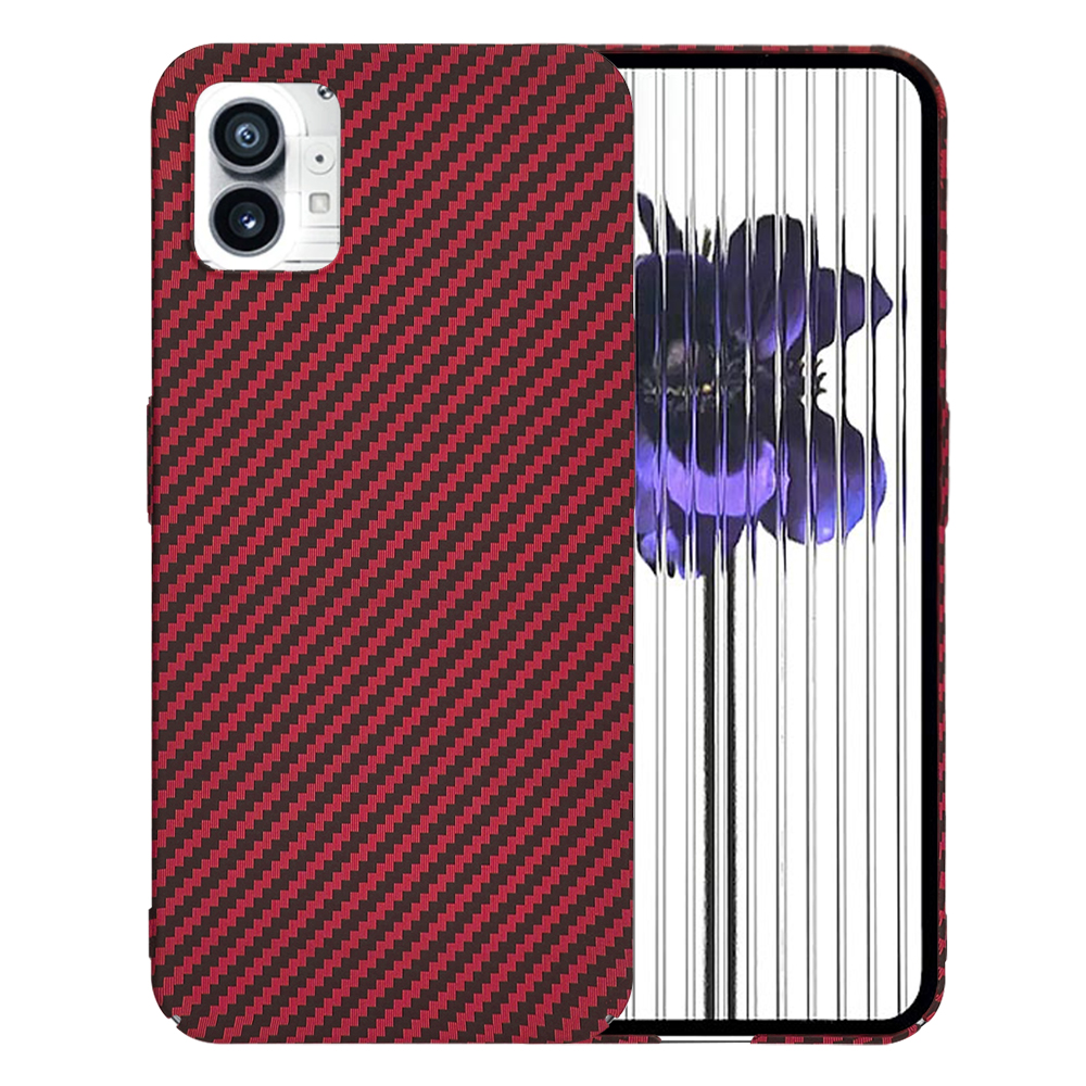Levně Techsuit Carbonite FiberShell pro Nothing Phone (1) červené