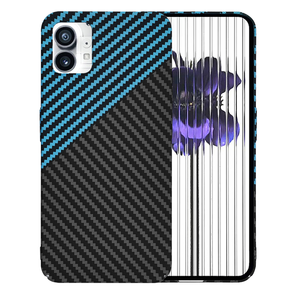 Levně Techsuit Carbonite FiberShell Nothing Phone (1) Blue Pulse