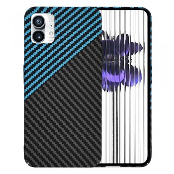 Techsuit Carbonite FiberShell Nothing Phone (1) Blue Pulse